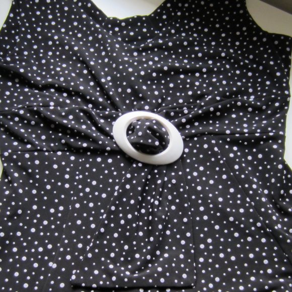 Frank Lyman Dress Polka dot Fit and Flare - Picture 10 of 15